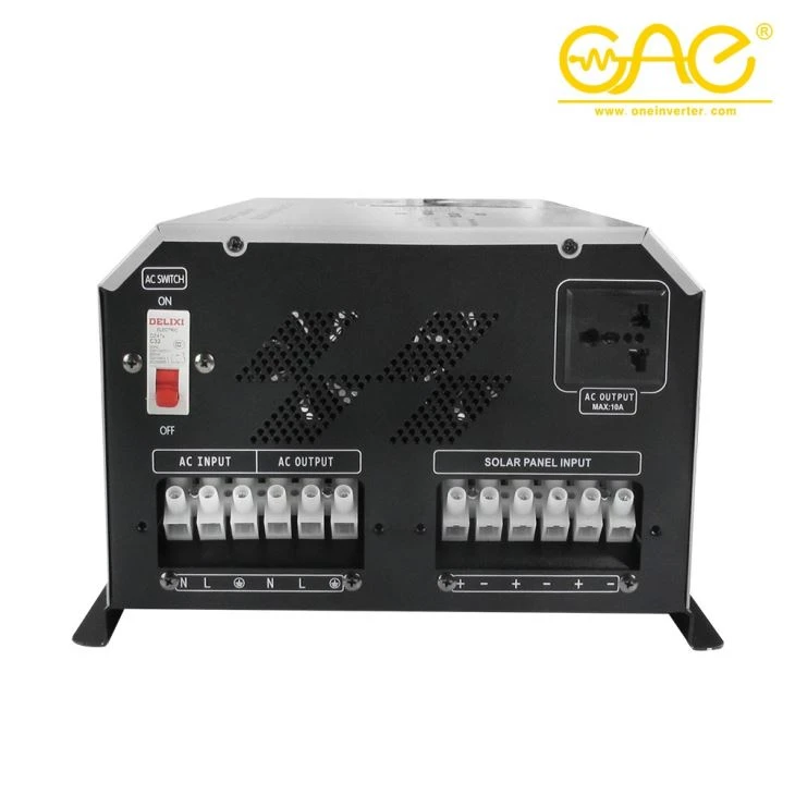 Hybrid Pure Sine Wave Inverter 3000W For Solar Power System With AC Charger And MPPT Solar Charger Controller